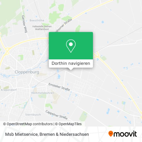 Msb Mietservice Karte