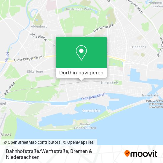 Bahnhofstraße/Werftstraße Karte