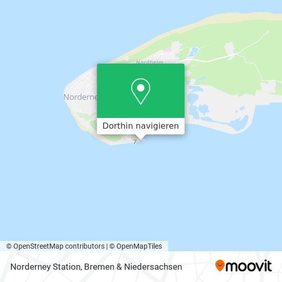 Norderney Station Karte