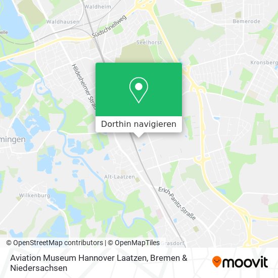 Aviation Museum Hannover Laatzen Karte