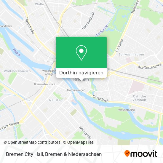 Bremen City Hall Karte