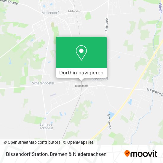 Bissendorf Station Karte
