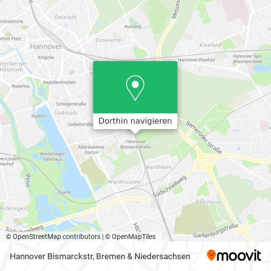 Hannover Bismarckstr Karte