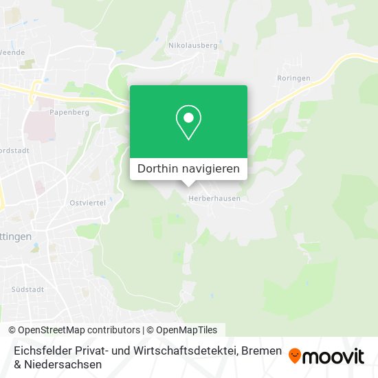 Eichsfelder Privat- und Wirtschaftsdetektei Karte