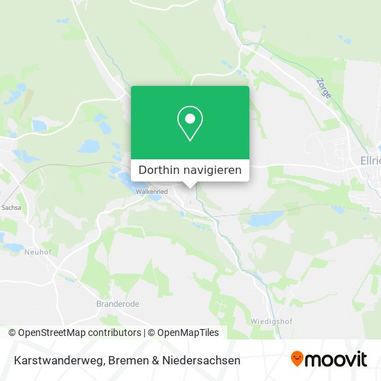 Karstwanderweg Karte