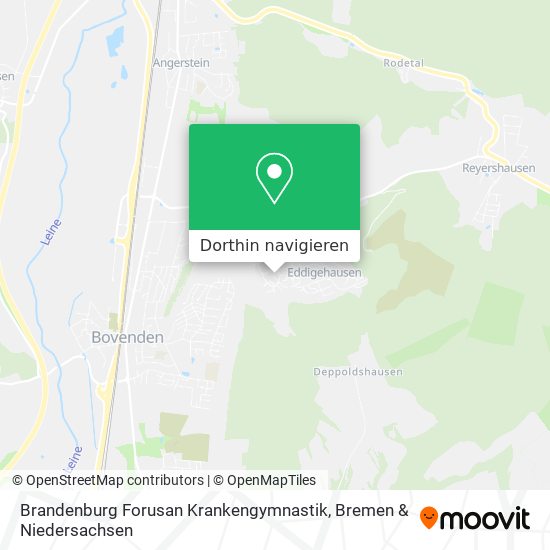 Brandenburg Forusan Krankengymnastik Karte
