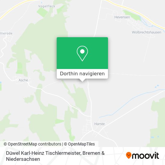 Düwel Karl-Heinz Tischlermeister Karte