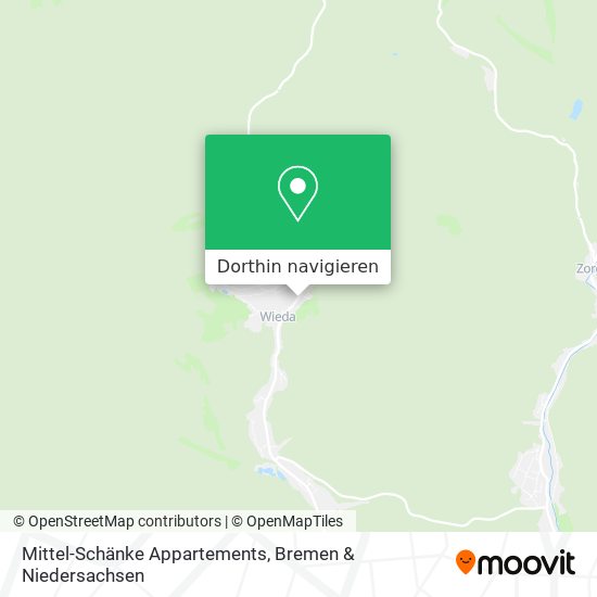Mittel-Schänke Appartements Karte