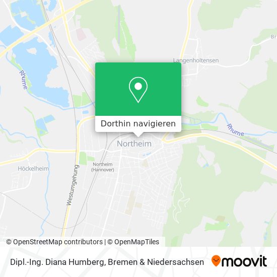 Dipl.-Ing. Diana Humberg Karte
