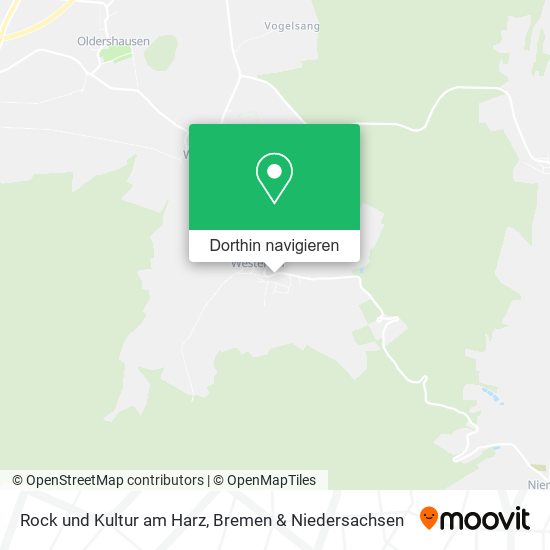 Rock und Kultur am Harz Karte