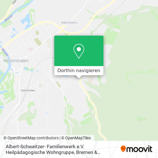 Albert-Schweitzer- Familienwerk e.V. Heilpädagogische Wohngruppe Karte