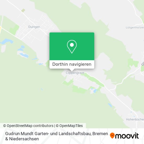 Gudrun Mundt Garten- und Landschaftsbau Karte
