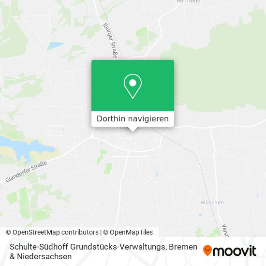 Schulte-Südhoff Grundstücks-Verwaltungs Karte