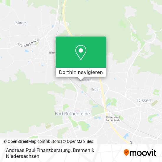 Andreas Paul Finanzberatung Karte