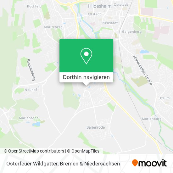 Osterfeuer Wildgatter Karte