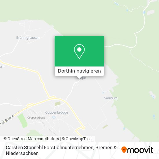 Carsten Stannehl Forstlohnunternehmen Karte