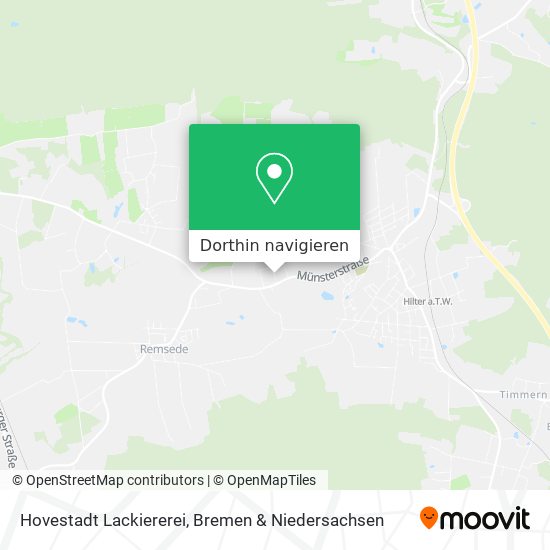 Hovestadt Lackiererei Karte
