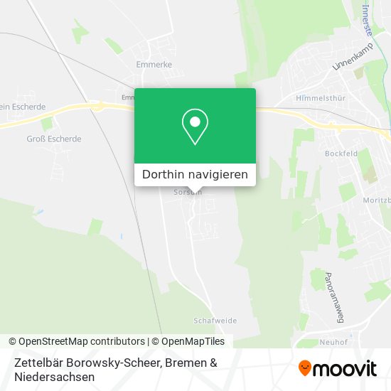 Zettelbär Borowsky-Scheer Karte