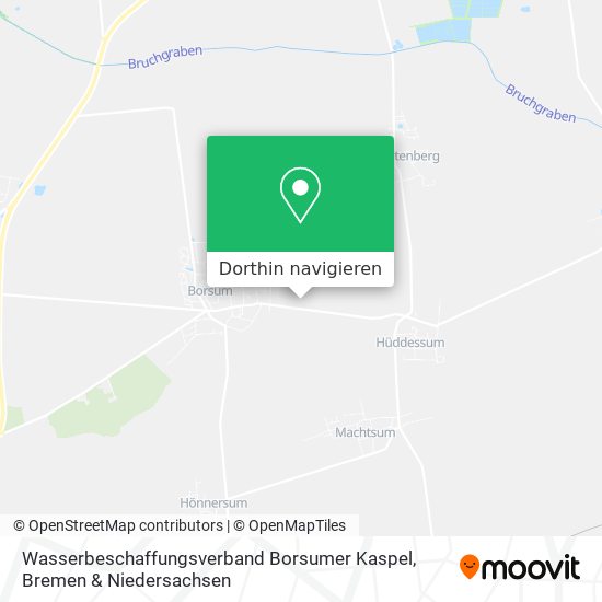 Wasserbeschaffungsverband Borsumer Kaspel Karte