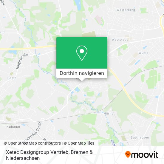 Xetec Designgroup Vertrieb Karte