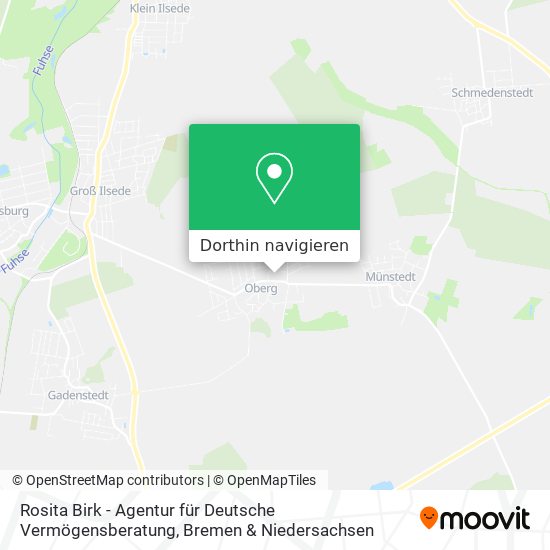 Rosita Birk - Agentur für Deutsche Vermögensberatung Karte