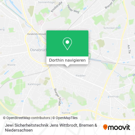 Jewi Sicherheitstechnik Jens Wittbrodt Karte