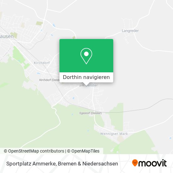 Sportplatz Ammerke Karte