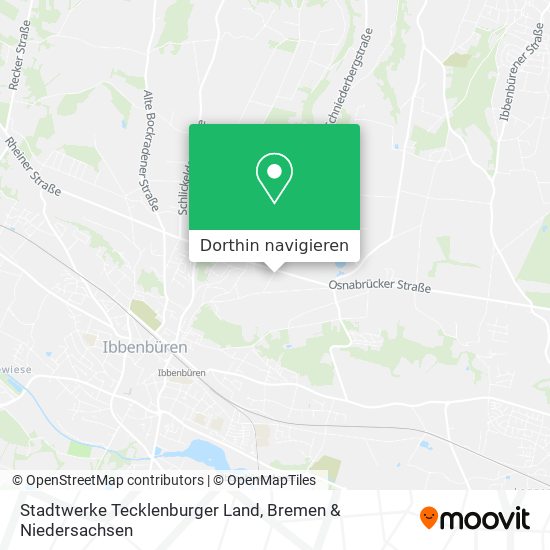 Stadtwerke Tecklenburger Land Karte