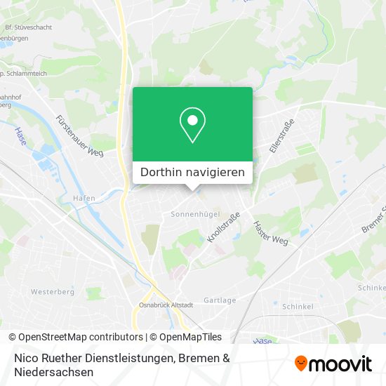 Nico Ruether Dienstleistungen Karte