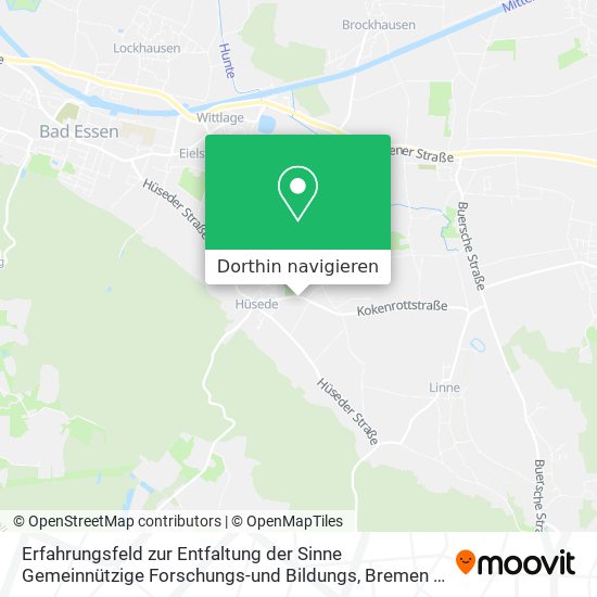 Erfahrungsfeld zur Entfaltung der Sinne Gemeinnützige Forschungs-und Bildungs Karte