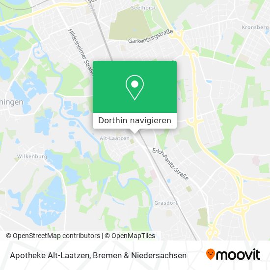 Apotheke Alt-Laatzen Karte