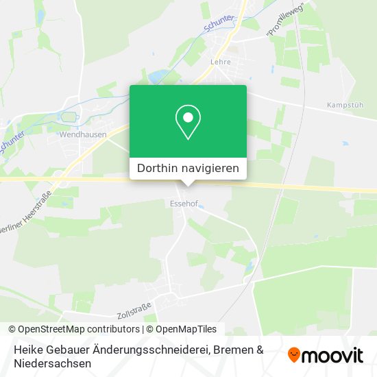 Heike Gebauer Änderungsschneiderei Karte
