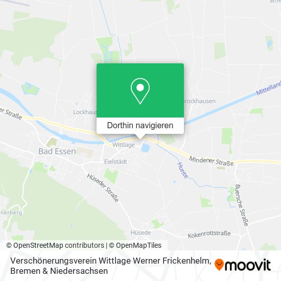 Verschönerungsverein Wittlage Werner Frickenhelm Karte