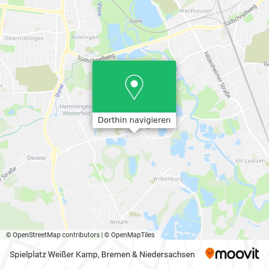 Spielplatz Weißer Kamp Karte