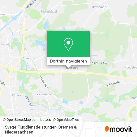 Svege Flugdienstleistungen Karte