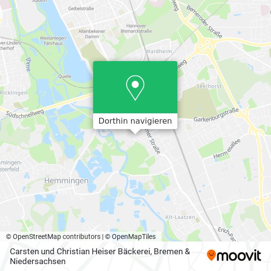Carsten und Christian Heiser Bäckerei Karte