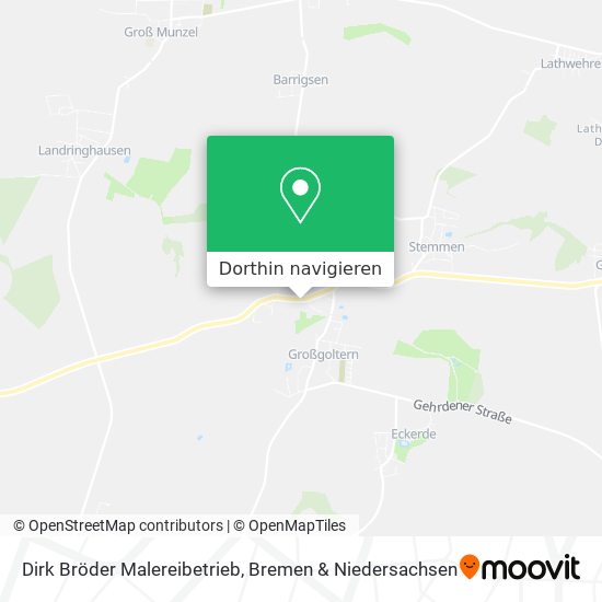 Dirk Bröder Malereibetrieb Karte