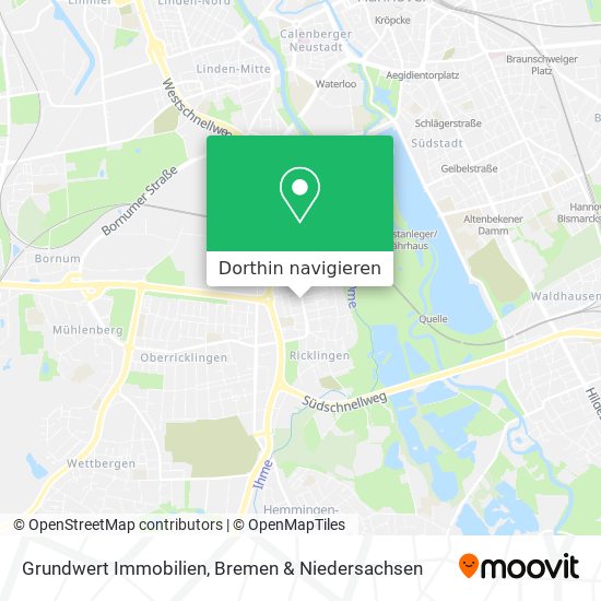 Grundwert Immobilien Karte