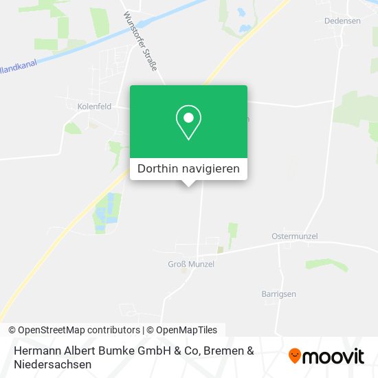 Hermann Albert Bumke GmbH & Co Karte
