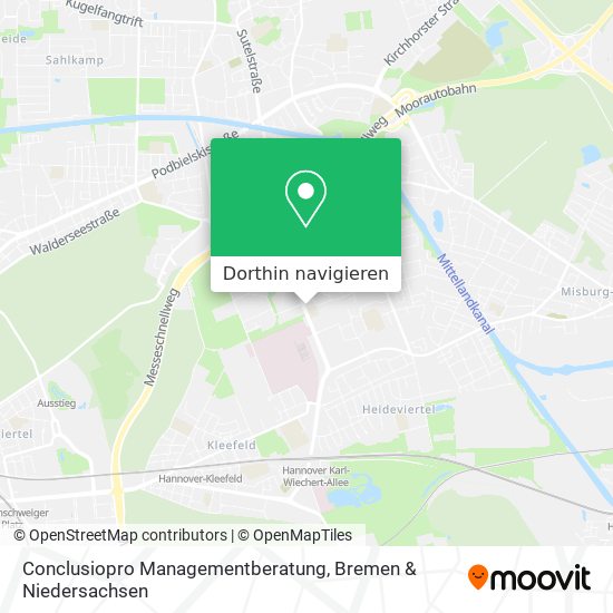 Conclusiopro Managementberatung Karte