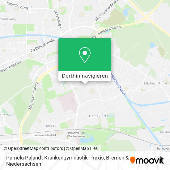 Pamela Palandt Krankengymnastik-Praxis Karte
