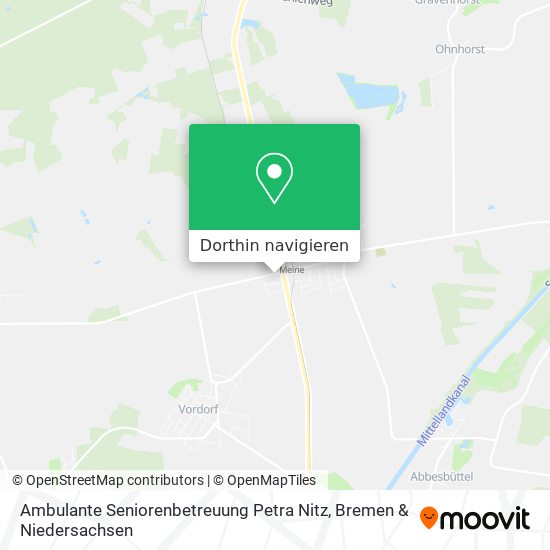 Ambulante Seniorenbetreuung Petra Nitz Karte