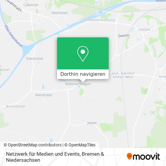 Netzwerk für Medien und Events Karte