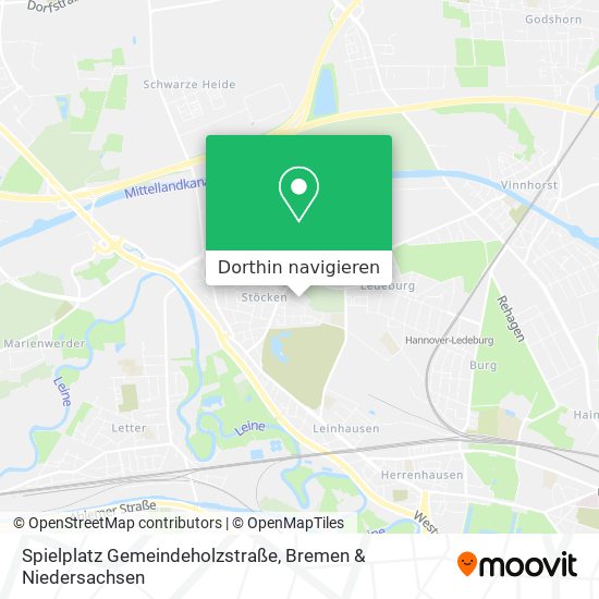 Spielplatz Gemeindeholzstraße Karte