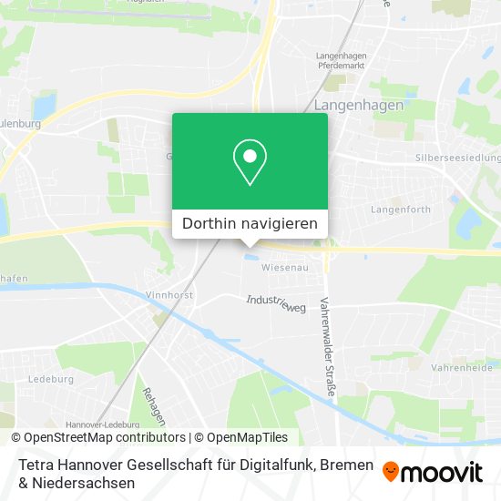 Tetra Hannover Gesellschaft für Digitalfunk Karte