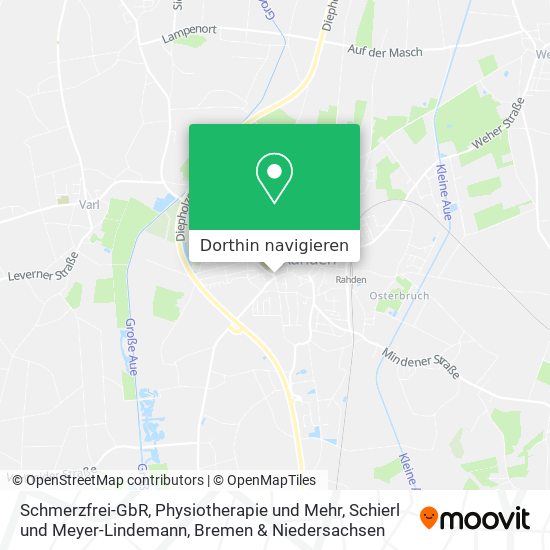 Schmerzfrei-GbR, Physiotherapie und Mehr, Schierl und Meyer-Lindemann Karte