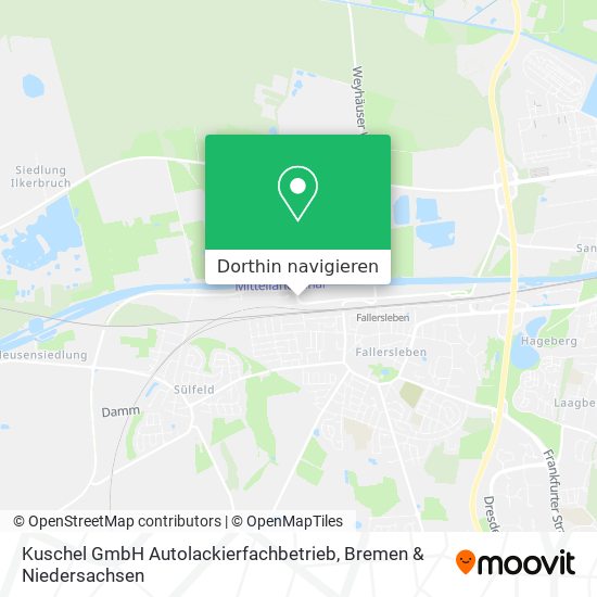 Kuschel GmbH Autolackierfachbetrieb Karte
