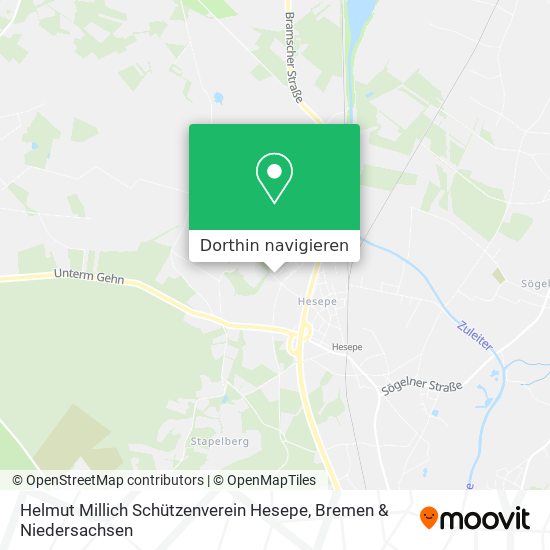 Helmut Millich Schützenverein Hesepe Karte