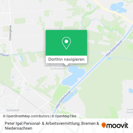 Peter Igel Personal- & Arbeitsvermittlung Karte