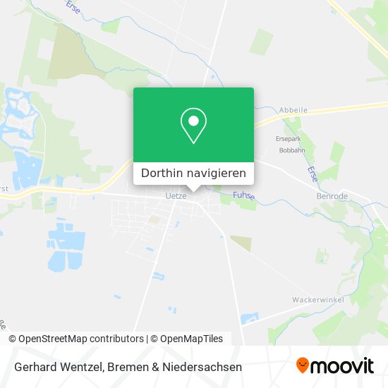 Gerhard Wentzel Karte